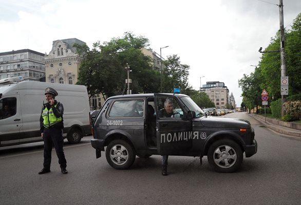 Центърът на София е затворен от полицията заради официалното посещение в