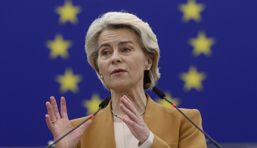 Председателят на Европейската комисия Урсула фон дер Лайен заяви днес