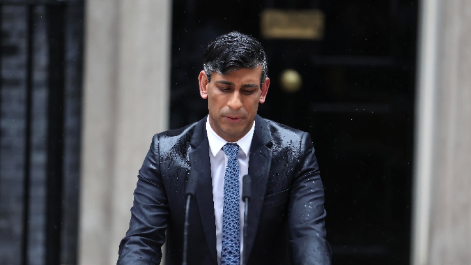 Британският премиер Риши Сунак свика общи избори за 4 юли