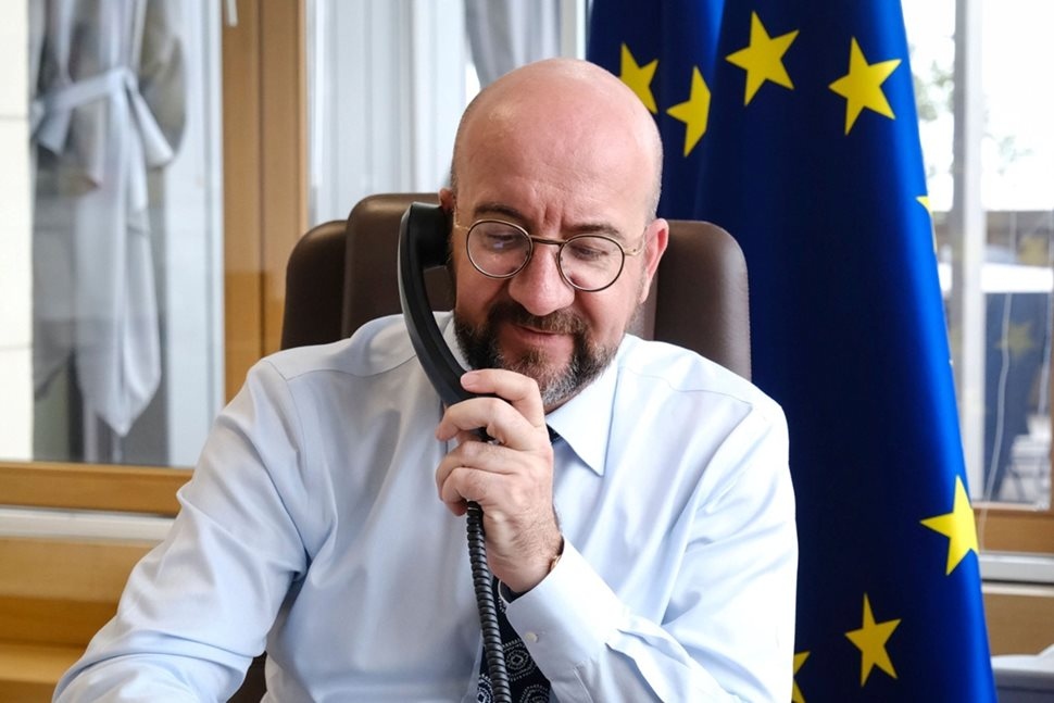 Председателят на Европейския съвет Шарл Мишел съобщи че започва двустранни