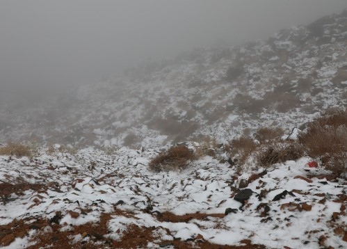 В част от Шотландия зимната обстановка се завърна през юни