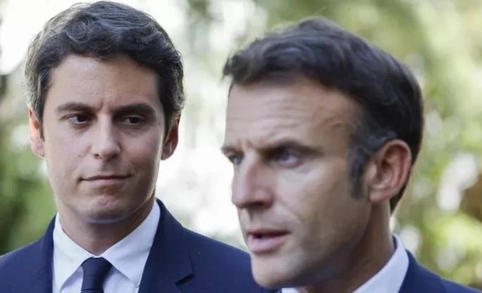 Президентът на Франция Еманюел Макрон помоли министър председателя Габриел Атал да
