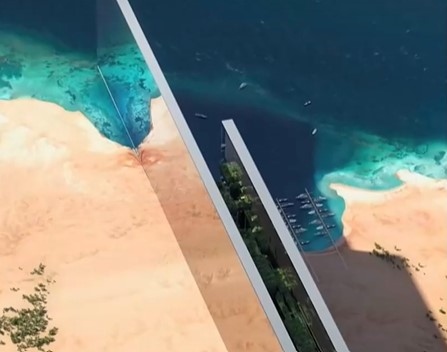 Проектът на Саудитска Арабия за изграждане на супермодерен екоград насред