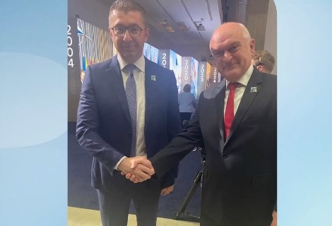 Служебният министър председател Димитър Главчев е разговарял с премиера на Северна