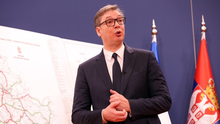 Сръбският президент Александър Вучи обяви в социалните медии че средната