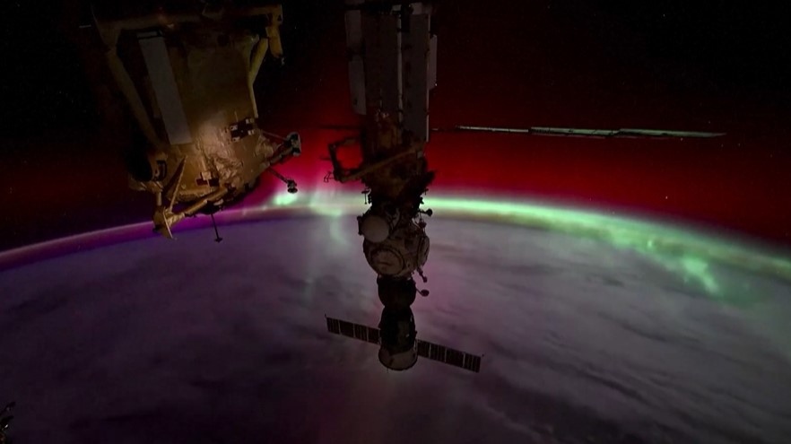 НАСА засне Северното сияние от Космоса Спиращото дъха явление е