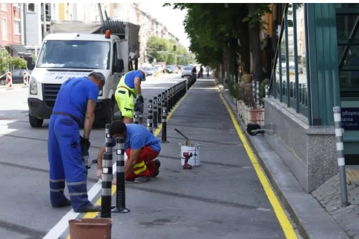 Започваме обновяване на маркировката в София заяви кметът Васил Терзиев