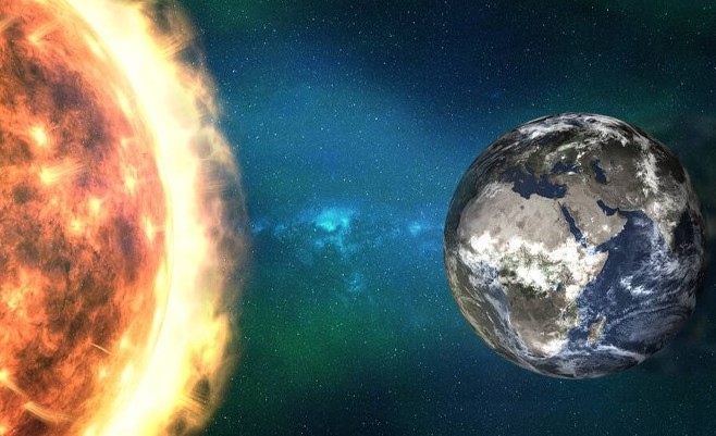 Изключително голяма експлозия на Слънцето е регистрирана през нощта на