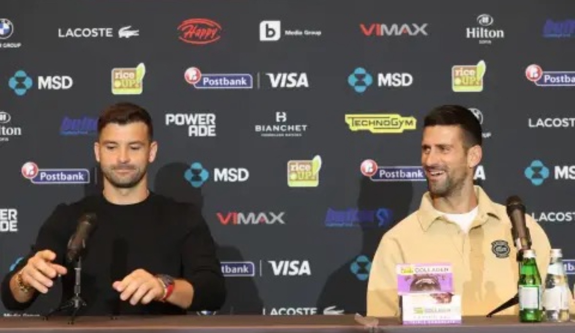 Григор Димитров и Новак Джокович тренираха заедно на кортовете в