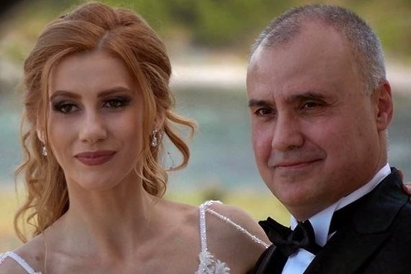 Евгени Димитров Маестрото и младата му съпруга тв журналистката Виктория Готева