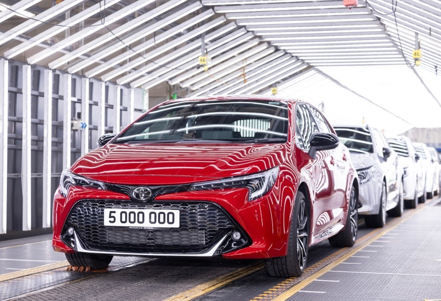 Toyota Motor Europe отбелязва производството на своя петмилионен автомобил в