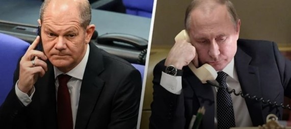 Германският канцлер Олаф Шолц е разговарял с руския президент Владимир Путин