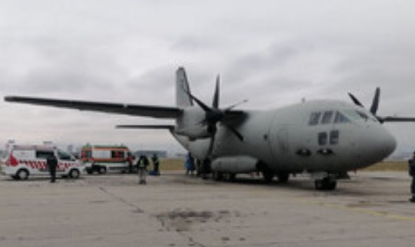 На 15 ноември дежурен екипаж на самолет C 27J Spartan от