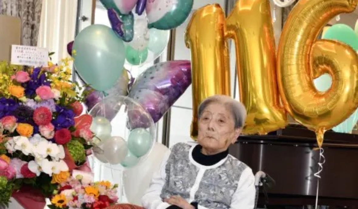 Най възрастният жител на Япония и най възрастният човек в света Томико