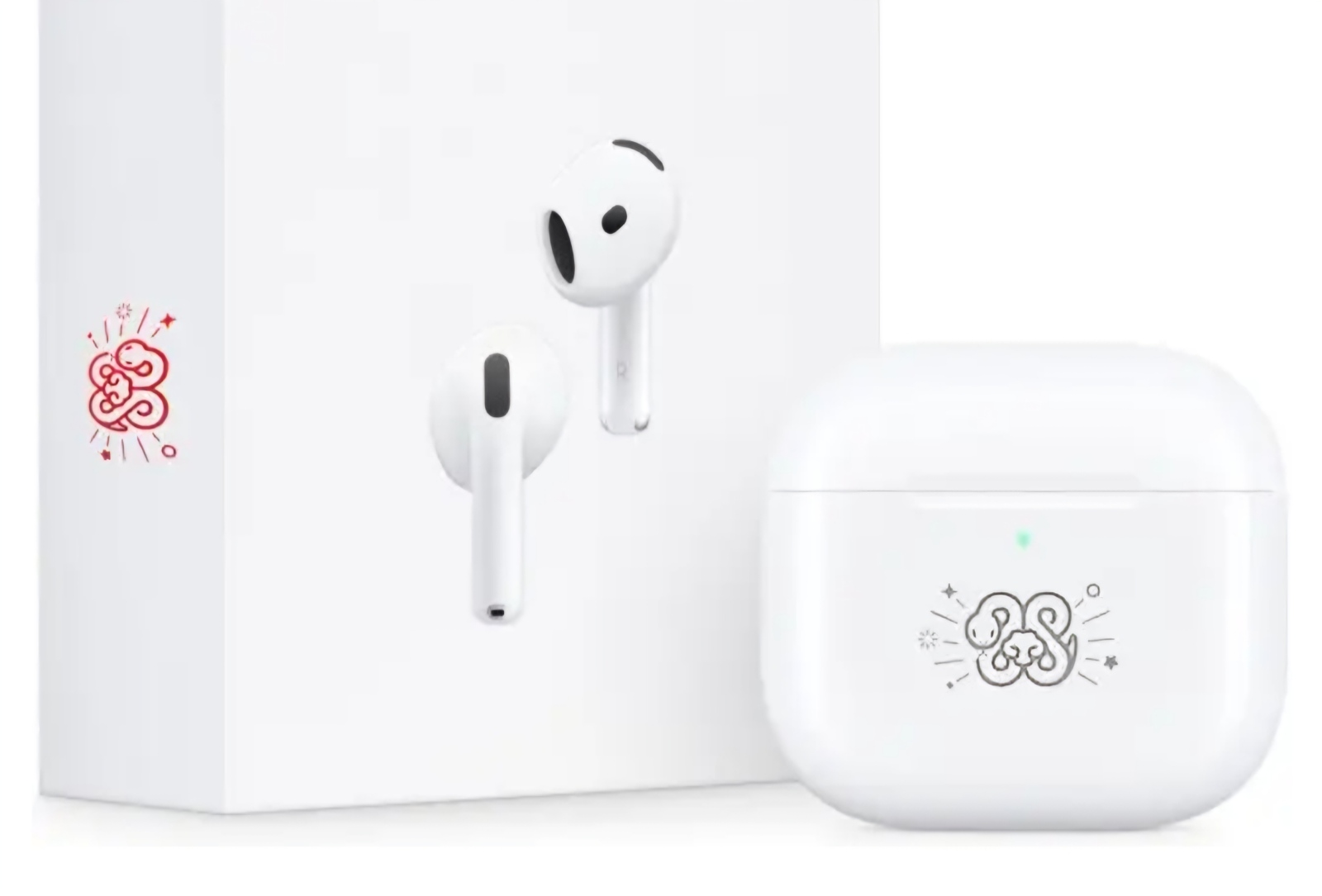 Apple представи лимитирана серия AirPods 4 Годината на змията С един