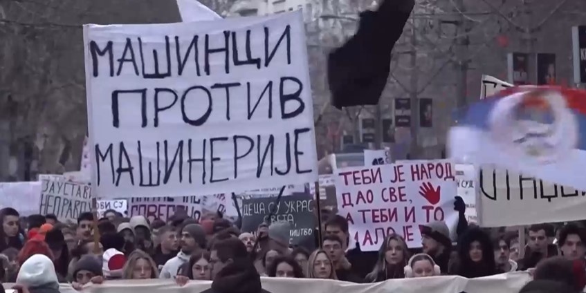 Сърбия започна обща стачка днес 24 януари съобщи Тя беше обявена