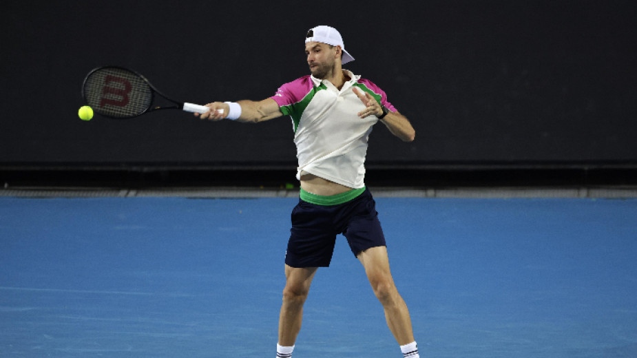 Най добрият български тенисист Григор Димитров започна участието си на турнира