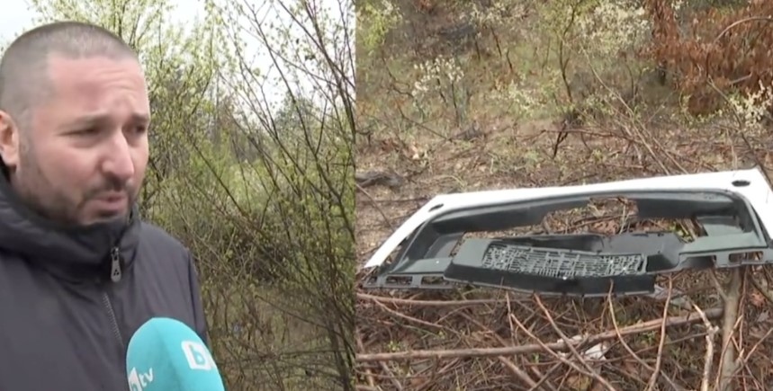 Водачът на товарния автомобил загубва контрол над него и буквално