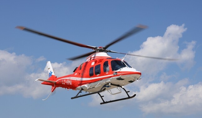 Третият български хеликоптер за оказване на спешна медицинска помощ по