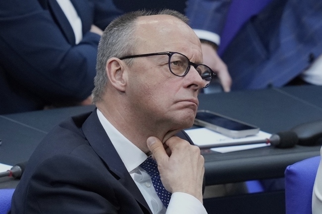 Очакваният бъдещ канцлер на Германия Фридрих Мерц постави под съмнение