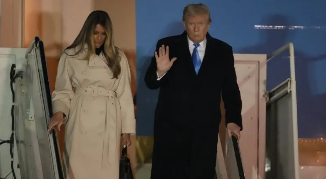 Президентът на Съединените щати Доналд Тръмп пристигна в Рим за