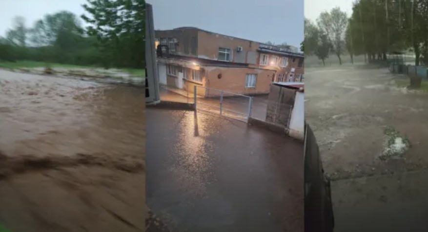 Проливен дъжд с гръмотевици и градушка удари Монтанско Най тежко засегнати са