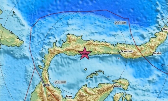 Земетресение с магнитуд 6 0 по скалата на Рихтер разтърси индонезийския