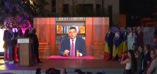 Крайнодесният Джордже Симион и кметът на Букурещ Никушор Дан ще