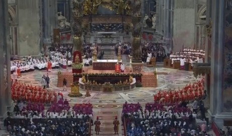 Кардинали от цял свят се събраха за тържествена меса в