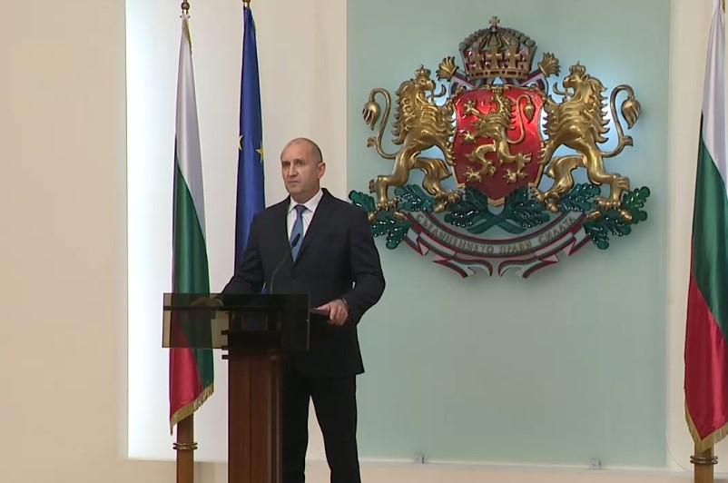 Президентът Румен Радев с обръщение към народа и Народното събрание Държавният