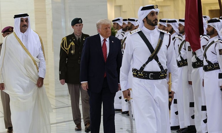 Президентът на САЩ Доналд Тръмп пристигна в Катар  втората спирка