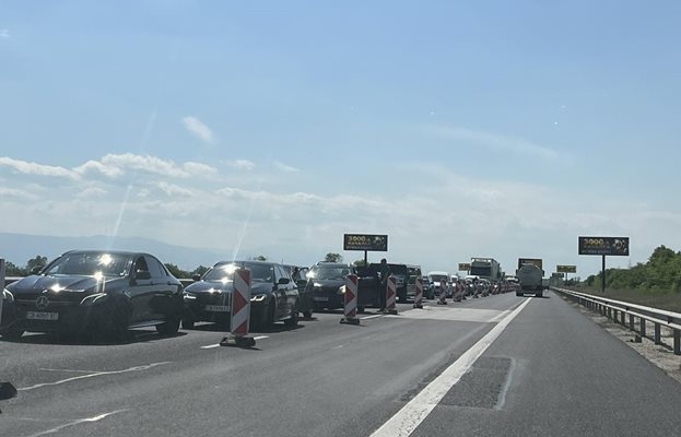 15 км тапа запушва магистрала Тракия в района на Цалапица