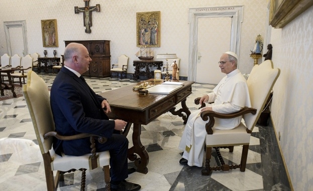Министър председателят Росен Желязков беше приет на аудиенция от папа Лъв