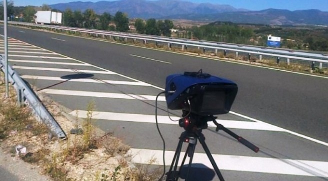 Множество нарушения на скоростния режим в участък с временна организация