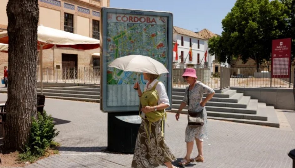 В някои части на Испания цари жега при температури от