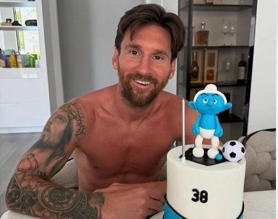 Лионел Меси отпразнува 38 ия си рожден ден преди броени дни