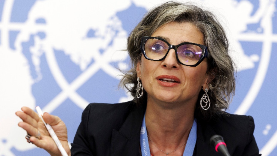 Специалният докладчик на ООН Франческа Албанезе отговаряща за правата на