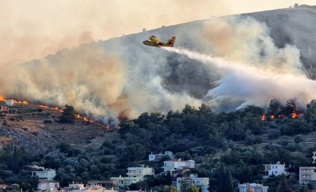Втора жертва взеха големите пожари край Измир Багерист е загинал
