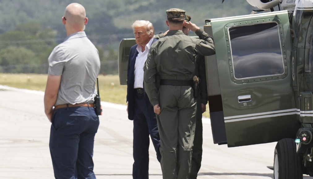 Американският президент Доналд Тръмп пристигна днес в щата Тексас за