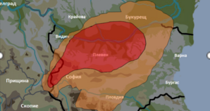 Екипът на Meteo Balkans издаде карта с предупреждения за лошо