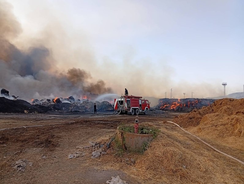 Пожар е избухнал в складовата база на ТЕЦ Бобов дол