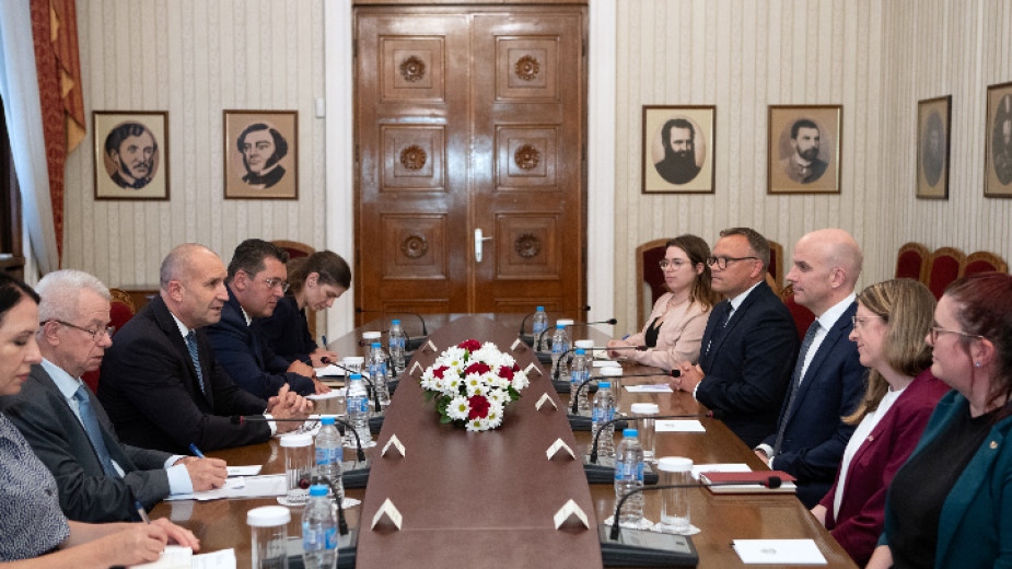 Президентът Румен Радев е обсъдил с посланика на Великобритания у