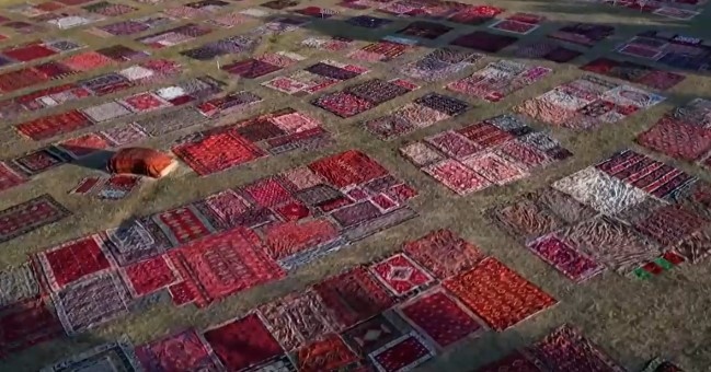 Почти 1000 килима от всички български килимарски школи са подредени