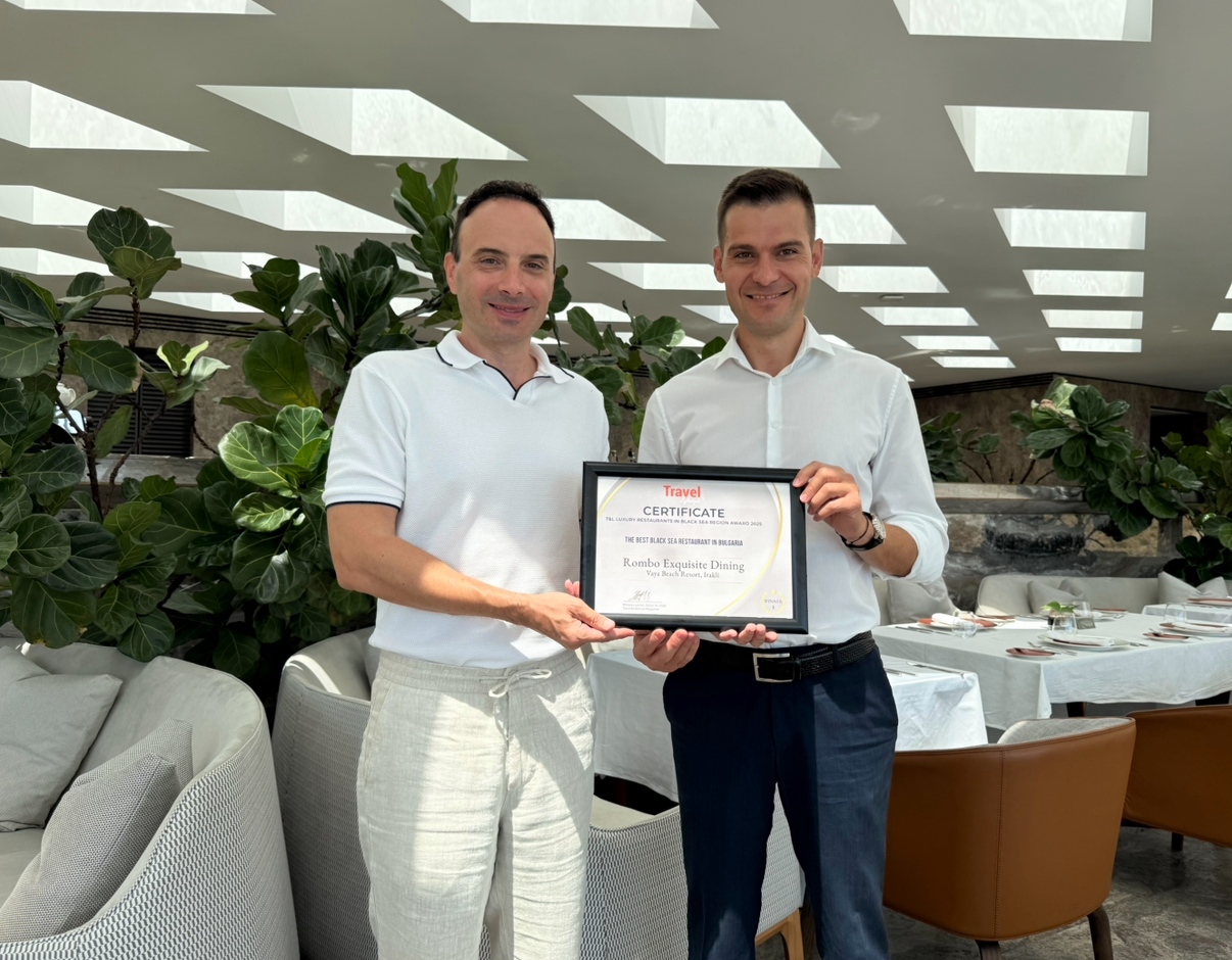 Гурме ресторант Ромбо във Vaya Beach Resort в Иракли е