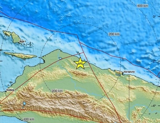 Земетресение с магнитуд 6 3 удари източния индонезийски регион Папуа Това
