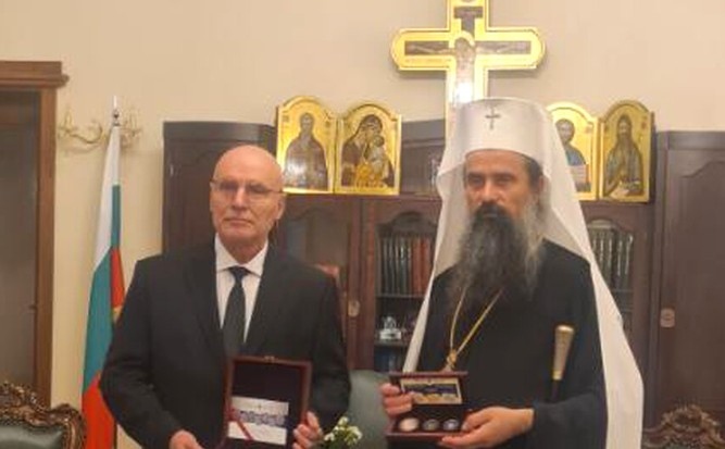 В Софийската света митрополия се състоя среща между патриарх Даниил