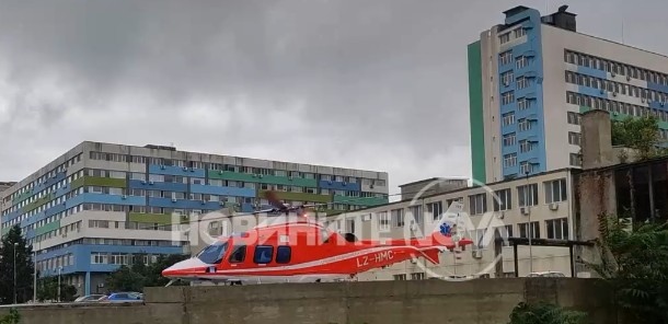 Медицински хеликоптер пристигна в Бургас за да транспортира до Пирогов 4 годишния