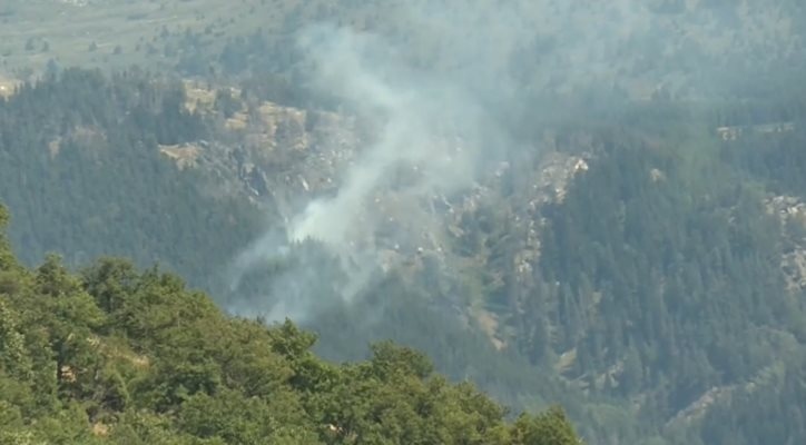 Борбата с пожара в Национален парк Рила продължава Пламъците са