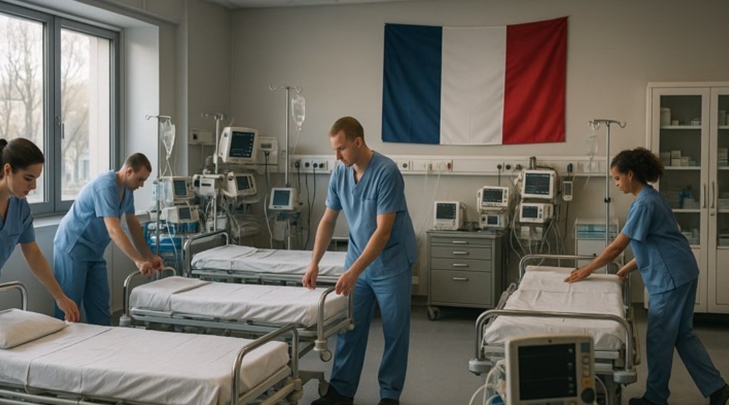 Френското министерство на здравеопазването е наредило на всички болнични заведения