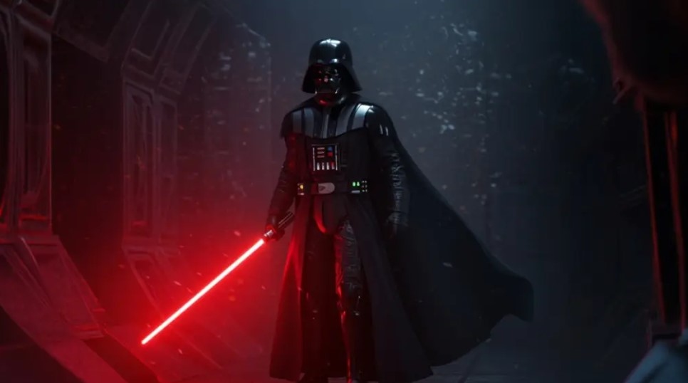 Легендарният светлинен меч на Дарт Вейдър използван от актьора Дейвид